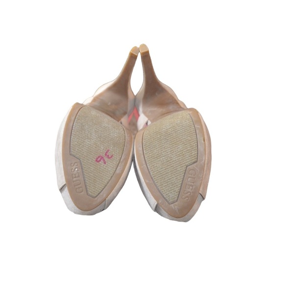 Guess beige Lace Up heels - Picture 4 of 6